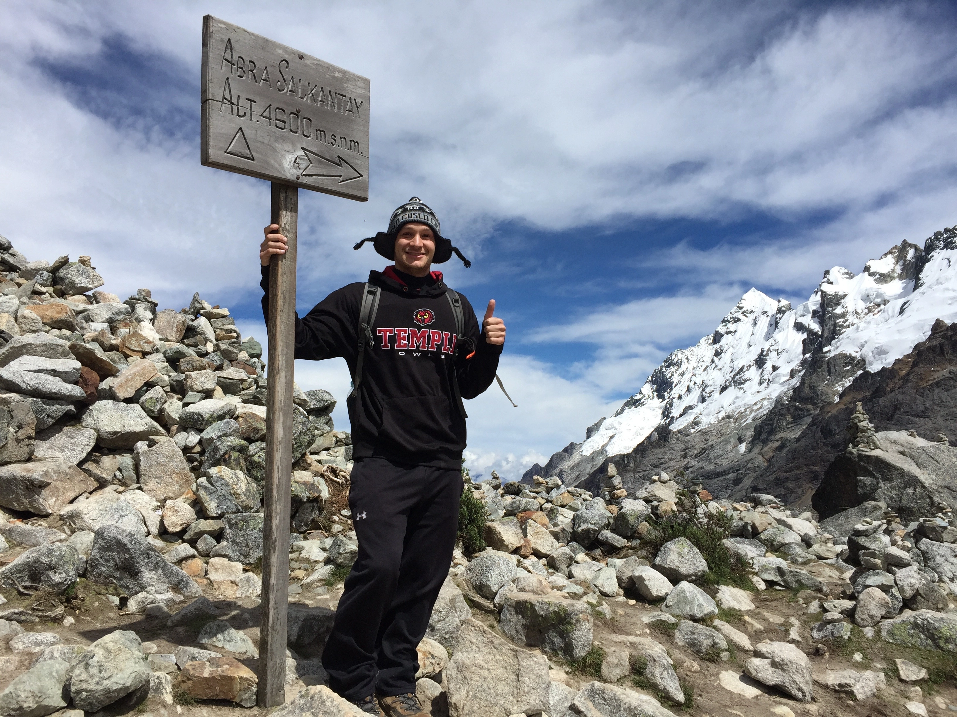 Salkantay Pass in the Peruvian Andes