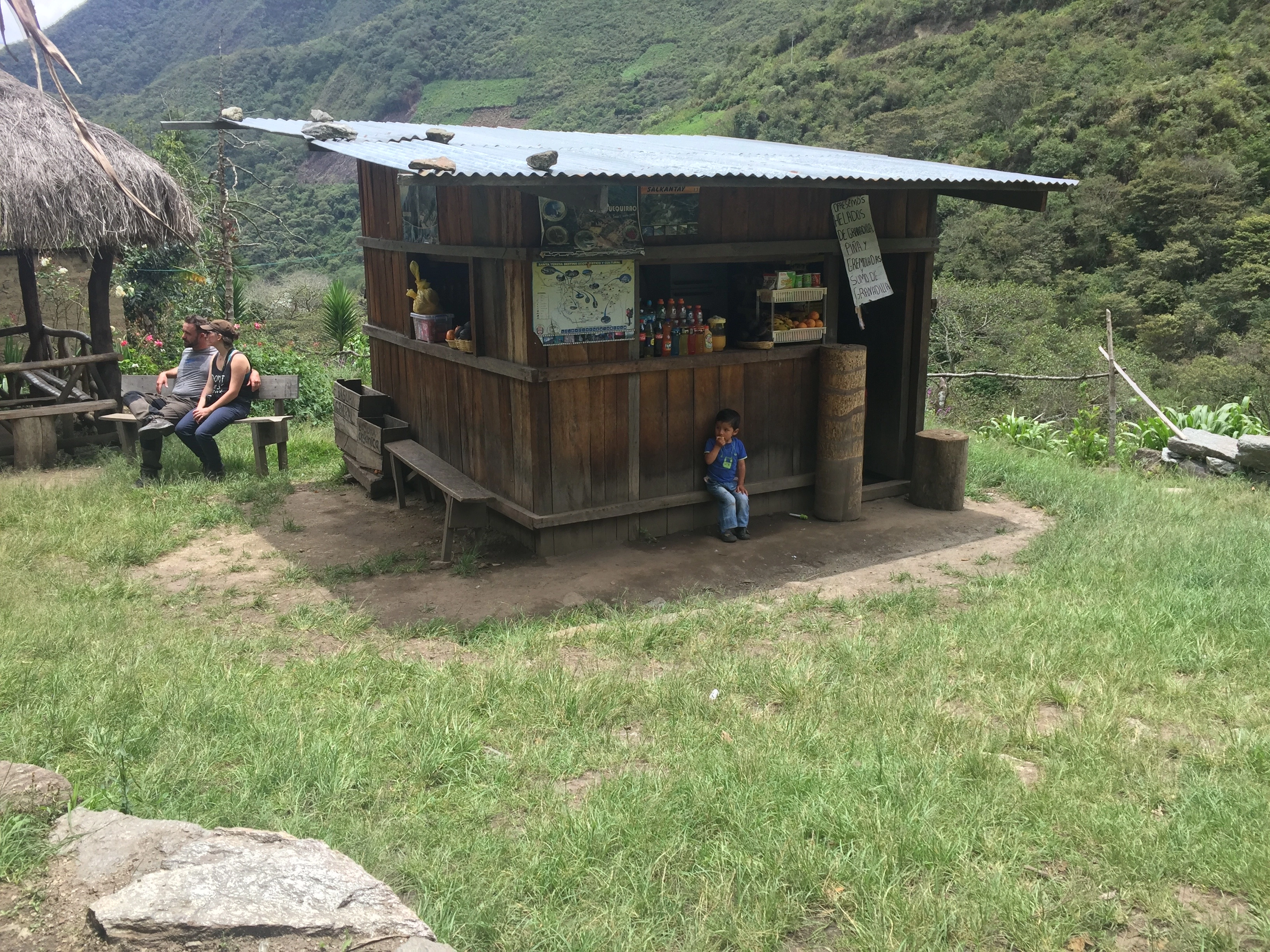 Snack hut in the jungle